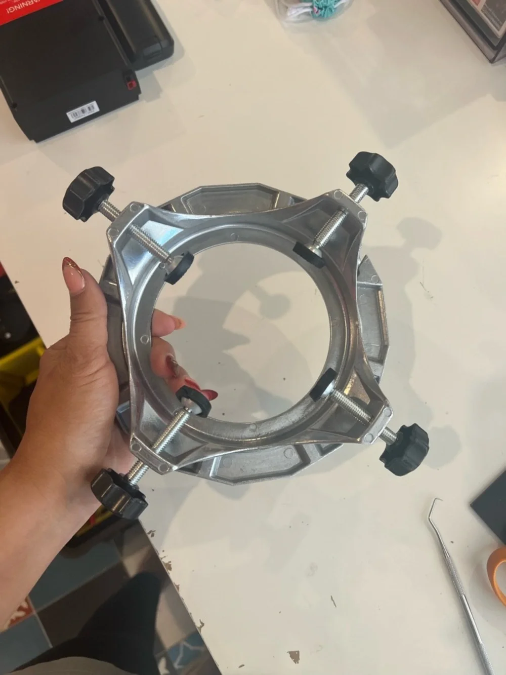 Adjustable Speed ring / Mounting Ring - Silver